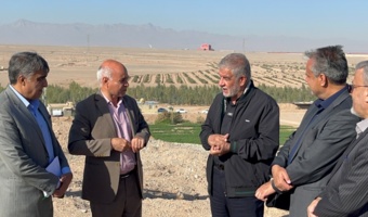 بازدید نماینده مجلس از کمربند سبز شهر یزد