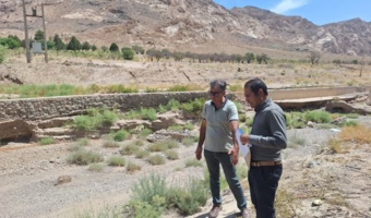 بازدید رئیس اداره کنترل سیلاب و آبخوانداری اداره کل منابع طبیعی و آبخیزداری استان از پروژه احداث و مرمت دیوار ساحلی بوروئیه هرات