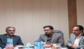 نشست سه جانبه اداره منابع طبیعی با قضات و نیروی انتظامی شهرستان مهریز