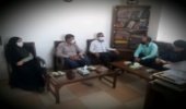 دیدار ریس اداره منابع طبیعی و مدیر جهاد کشاورزی شهرستان بهاباد با رييس اداره دامپزشکی