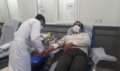 شرکت در پویش اهدای خون توسط پرسنل منابع طبیعی اردکان به مناسبت هفته منابع طبیعی 