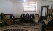 بازدید از خانواده جانبازمحمد رضا دهقانی  بمناسبت هفته بسیج در شهرستان تفت