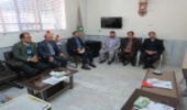نشست سه جانبه فی مابین دادستان مهریز ، مسئولین اداره کل زندان ها و بنیاد تعاون زندانیان یزد و اداره منابع طبیعی و آبخیزداری شهرستان مهریز