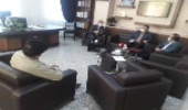 جلسه مشترک اداره منابع طبیعی و آبخیزداری با مدیریت آموزش و پرورش شهرستان تفت
