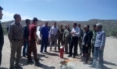 برگزاری دوره آموزشی اطفاء حریق درجنگل باغ شادی شهرستان خاتم