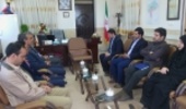 دیدار مدیر کل منابع طبیعی وآبخیزداری استان وهیات همراه بافرماندار بهاباد