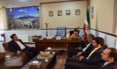 دیدار مدیر کل منابع طبیعی و آبخیزداری استان و رئیس منابع طبیعی شهرستان اردکان با فرماندار اردکان