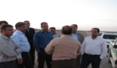 بازدید معاون هماهنگی امور عمرانی استاندار از حوزه آبخیز غرب شهرستان ابرکوه
