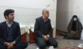 دیدار با خانواده شهید پایدار در شهرستان اردکان