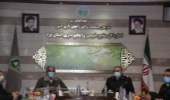 نشست فرمانده و تعدادي از مديران ارشد نيروي انتظامي با مدیر کل منابع طبيعي و آبخيزداري استان یزد