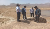 بازدید مدیر کل منابع طبیعی و آبخیزداری استان ومعاونت آبخیزداری از پروژه های آبخیزداری حوزه نیوک-ندوشن