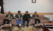 دیدار مدیر کل منابع طبیعی و آبخیزداری استان یزد با فرماندهی سپاه الغدیر استان یزد .