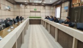 برگزاری جلسه بررسی مشکلات اداره در اداره منابع طبیعی و آبخیزداری شهرستان اردکان