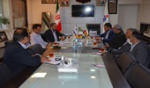 دیدار مدیر کل اداره منابع طبیعی و ابخیزداری استان با مدیرعامل شرکت فولاد آلیاژی