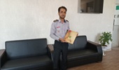 تجلیل از کارشناس آتش نشانی شهرستان اردکان در روز آتش نشانی و ایمنی