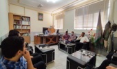 برگزاری جلسه بین رئیس  و کارکنان اداره منابع طبیعی و آبخیزداری شهرستان مهریز 