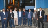 بازدید مدیر کل منابع طبیعی و آبخیزداری استان و مدیر امور اراضی استان از شرکت پایا فولاد