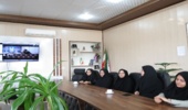 شركت كارمندان شهرستان بافق در دوره آموزشي اسلام و سلامت جسم و روح بصورت ویدئو کنفرانس