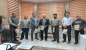 تجلیل از همکاران  مرد اداره منابع طبیعی و ابخیزداری شهرستان اشکذر به مناسبت روز مرد