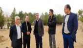 بازدید کارشناس ارزیابی بخش جنگل سازمان منابع طبیعی و ابخیزداری کشور از نهالستان اشکذر 