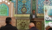 حضور پرسنل اداره منابع طبیعی و ابخیزداری شهرستان اشکذر در ایین عبادی سیاسی نماز جمعه و سخنرانی به مناسبت هفته منابع طبیعی