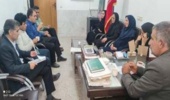 برگزاری جلسه عفاف وحجاب دراداره منابع طبیعی وآبخیزداری شهرستان خاتم