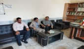 دیدار رئیس اداره منابع طبیعی و آبخیزداری شهرستان مهریز با ریاست کتابخانه های عمومی شهرستان مهریز 