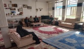 دیدار رئیس اداره منابع طبیعی و آبخیزداری شهرستان مهریز با خانواده شهدا 