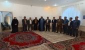دیدار پرسنل اداره منابع طبیعی شهرستان خاتم با امام جمعه هرات
