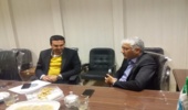 دیدار رئیس اداره منابع طبیعی و آبخیزداری شهرستان اشکذر با بخشدار مرکزی این شهرستان 