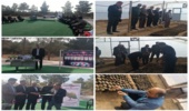 برگزاری مراسم پویش تولید نهال در قالب اجرای طرح شهید مرادی و در راستای طرح مردمي كاشت يك ميليارد درخت در روز 13 دی در شهرستان اردکان