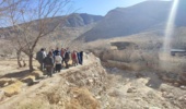 بازدید میدانی از حوزه آبخیز میانکوه و رودخانه فخرآباد شهرستان مهریز 