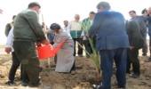 برگزاری مراسم درختکاری در اولین روز از گرامیداشت هفته منابع طبیعی در شهرستان بافق 