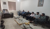 حضور مسئولین گندله سازی بهاباد در اداره منابع طبیعی و آبخیزداری شهرستان