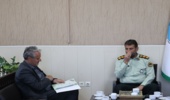 دیدار مدیر اداره کل منابع طبیعی و آبخیزداری استان یزد با جانشین فرمانده انتظامی و رییس حفاظت فرماندهی انتظامی این استان 