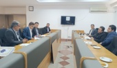 نشست بررسی اعتبارات استانی و ملی پروژههای اداره منابع طبیعی و آبخیزداری شهرستان خاتم در جلسه فرمانداری