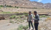 بازدید رئیس اداره کنترل سیلاب و آبخوانداری اداره کل منابع طبیعی و آبخیزداری استان از پروژه احداث و مرمت دیوار ساحلی بوروئیه هرات