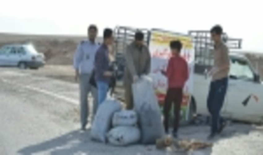 در روز طبیعت هیزم و ذغال رایگان در شهرستان اردکان توزیع شد