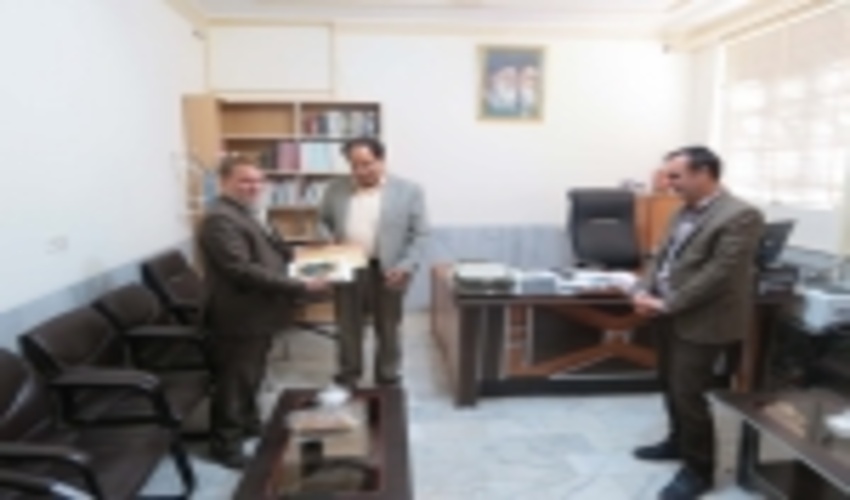 دیدار مسئولین شهرستان با ریاست اداره منابع طبیعی و آبخیزداری شهرستان مهریز