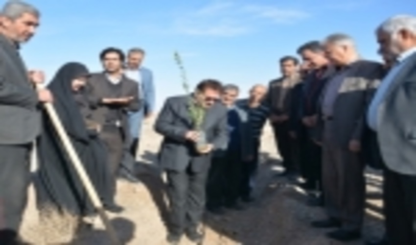 برگزاری مراسم درختکاری در پارک کوهستان  شهرستان اردکان به مناسبت اولین روز هفته منابع طبیعی 