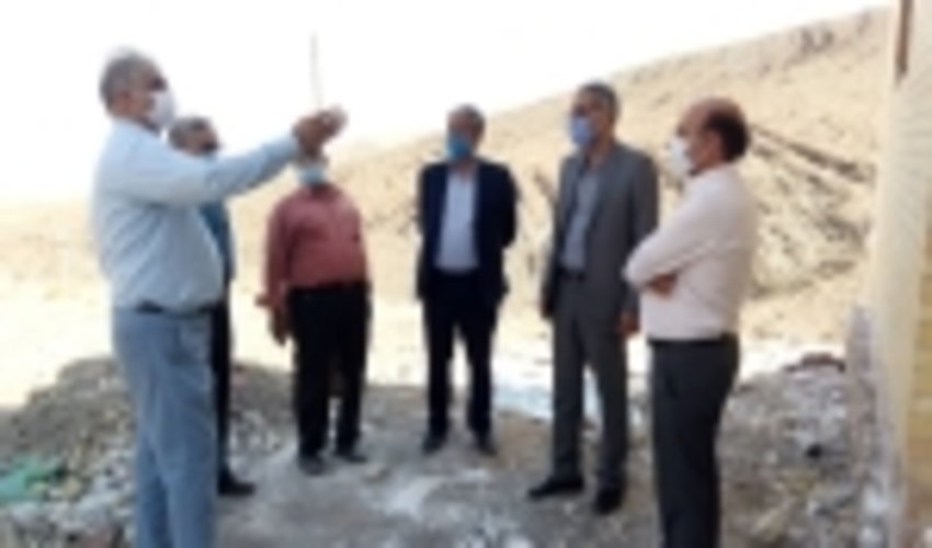 بازدید مدیر کل اداره منابع طبیعی و آبخیزداری از ایستگاه هیدرومتری حوزه زوجی طاحونه