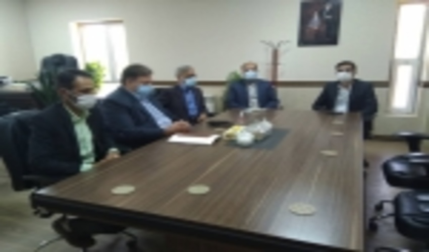 دیدار رئیس اداره منابع طبیعی اشکذر با رئیس دادگستری و دادستان جدید شهرستان 