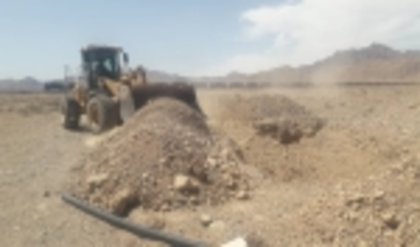 اجرای تبصره یک ذیل ماده 55 از اراضی ملی  در بخش عقدای شهرستان اردکان