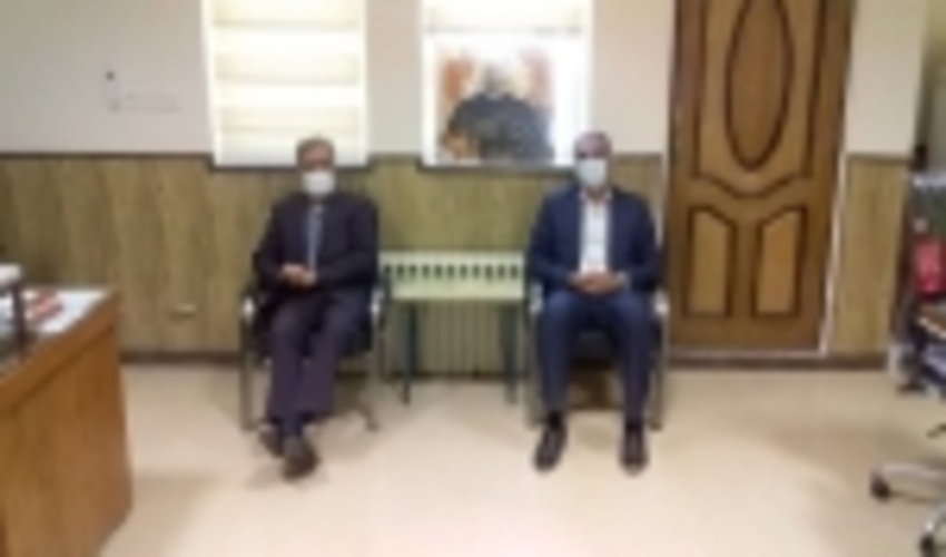 حضور مدیر کل اداره منابع طبیعی و هیئت همراه در اداره منابع طبیعی اشکذر