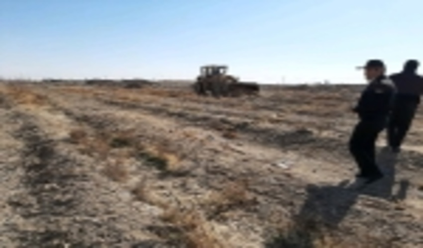 رفع تصرف 1747مترمربع ازاراضی ملی درشهرستان ابرکوه