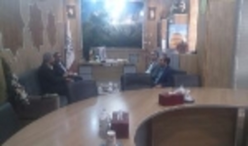 دیدار مدیر کل منابع طبیعی و آبخیزداری استان یزد با سرپرست فرمانداری شهرستان تفت 