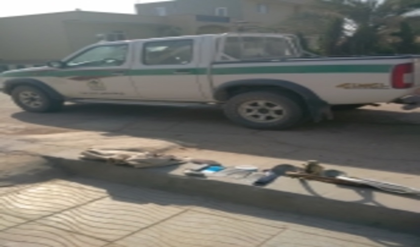 کشف و ضبط ادوات برداشت غیر مجاز آنغوزه در شهرستان اردکان 