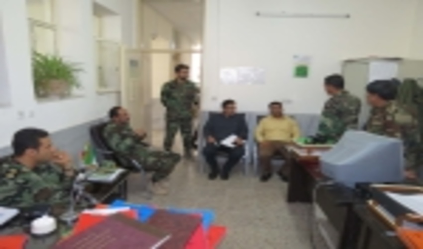 بازدید معاونین و کارشناسان یگان حفاظت سازمان جنگلها، مراتع و آبخیزداری کشور از یگان حفاظت اداره منابع طبیعی و آبخیزداری شهرستان مهریز