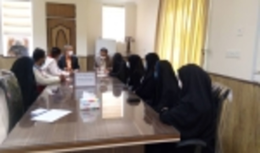 برگزاری جلسه مشترک اداره منابع طبیعی اشکذر و هلال احمر در خصوص مسابقه نهالکاری