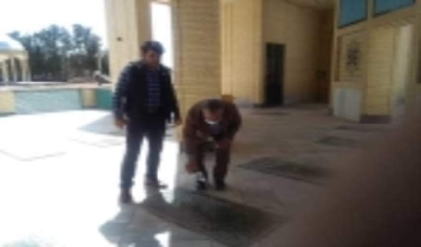 مراسم غبارروبی گلزار شهدا به مناسبت هفته منابع طبیعی در شهرستان ابرکوه